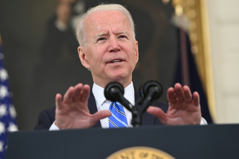 Calling US inflation ‘temporary,’ Biden pushes more spending