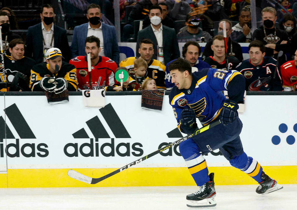 Blues forward Kyrou upstages McDavid as NHL's fastest skater Sports