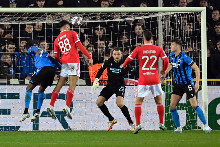 Benfica batter Club Brugge to reach another UCL quarter-final - Futbol on  FanNation