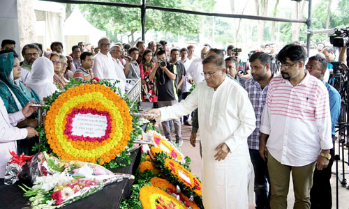 Hasan pays homage to Salahuddin Zaki - Vimarsana News