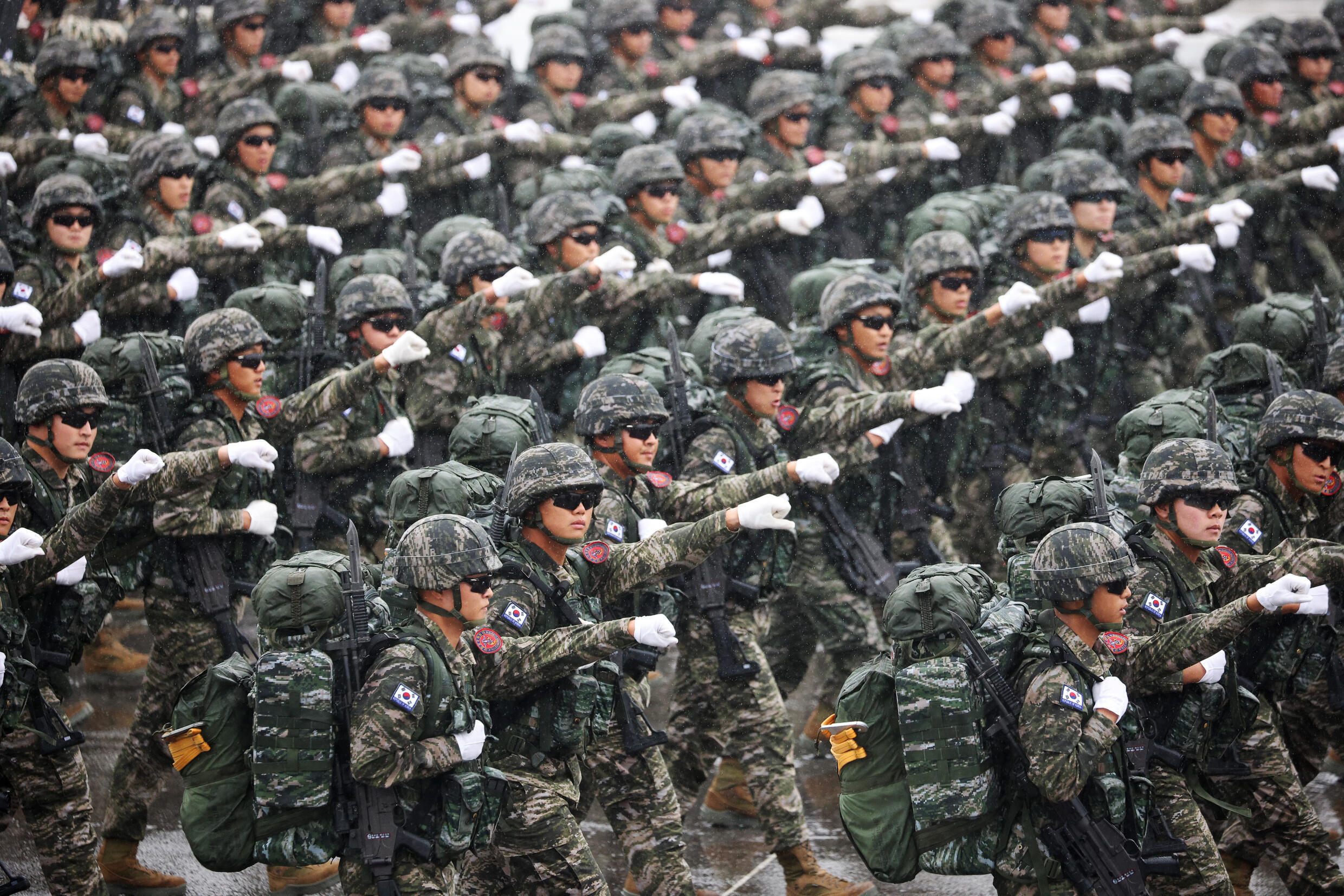 South Korea stages first military parade in a decade International