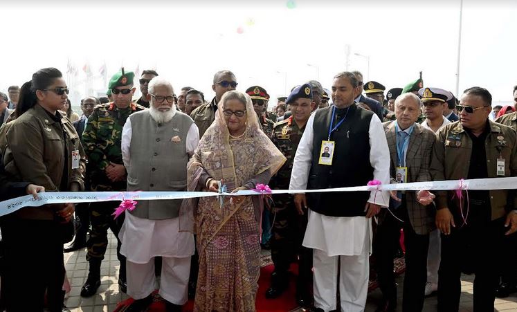 PM opens month-long trade fair at Purbachal