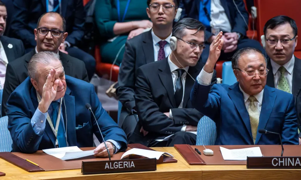 Russia, China veto US bid on Gaza 'ceasefire' at Security Council | News |  Bangladesh Sangbad Sangstha (BSS)