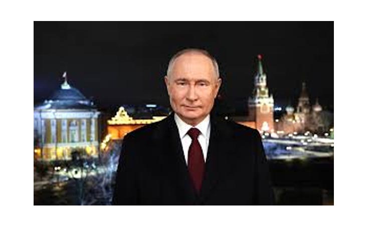 Putin hails achievements in New Year's address marking 25 years in power