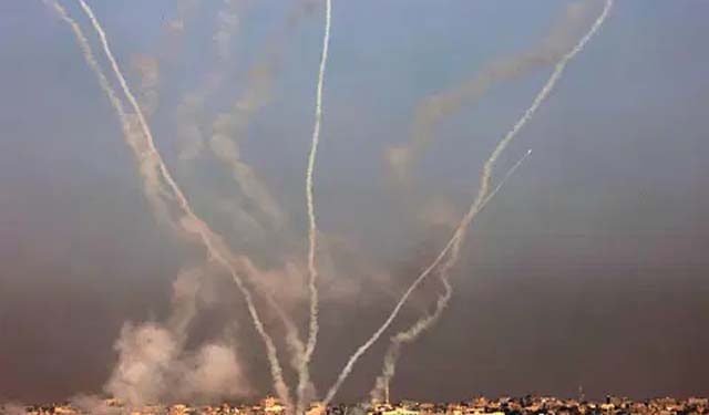 Israel says intercepted two projectiles fired from central Gaza