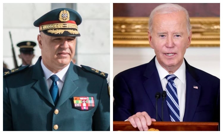 US President Biden hails Aoun as 'right leader' for Lebanon