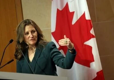 Former Trudeau ally Freeland enters race to be Canada PM