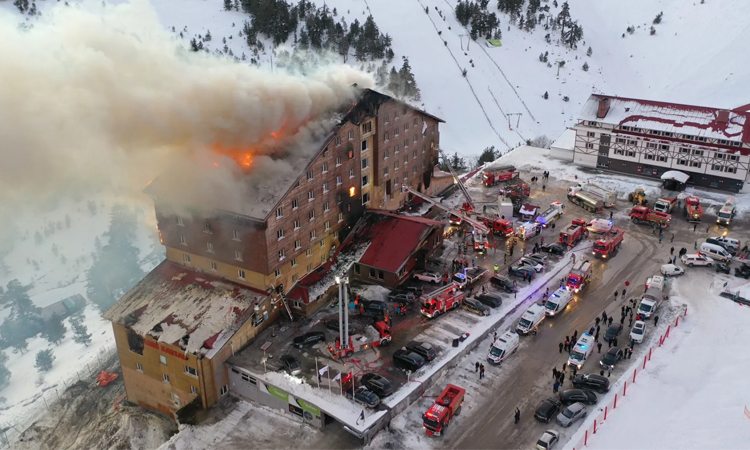 Toll in Turkey ski resort fire climbs to 66