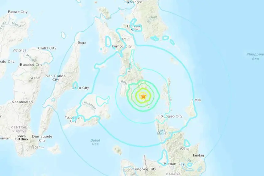 Magnitude 5.8 quake hits Philippines     