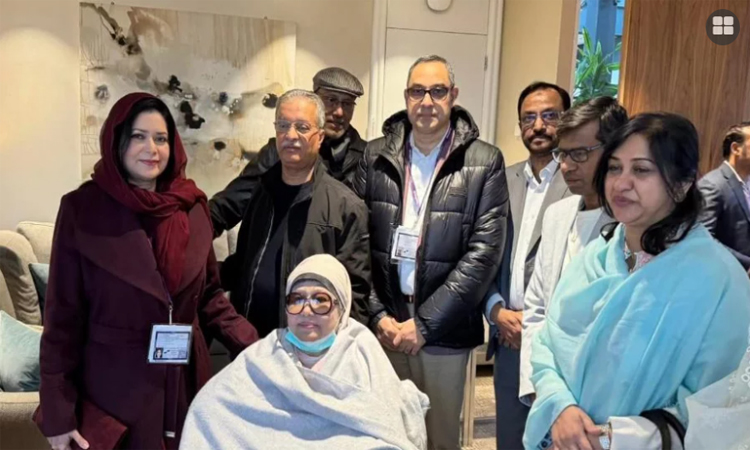 Begum Khaleda Zia finds solace with family in London