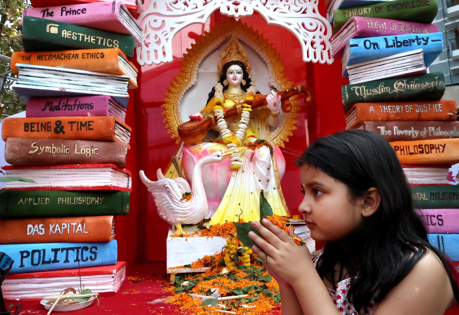 Saraswati Puja celebrated