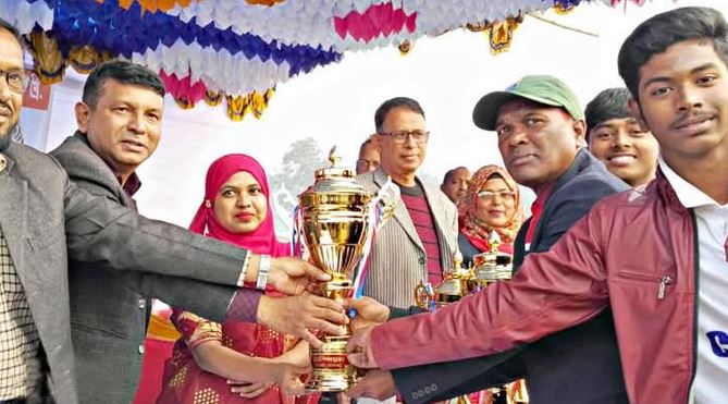 Festival of youth winter sports competition held in Dinajpur