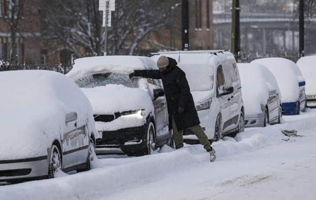 Sweden snowstorm sparks mass pile-ups involving dozens of cars