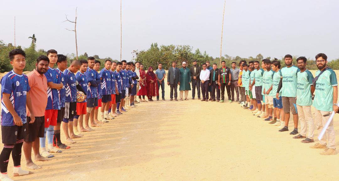 RMSTU inter-department winter football final held 