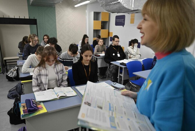 Ukraine's underground schools helping children feel safe