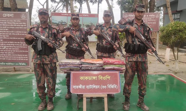 Smuggled goods worth Tk 8.5 lakh seized in Satkhira