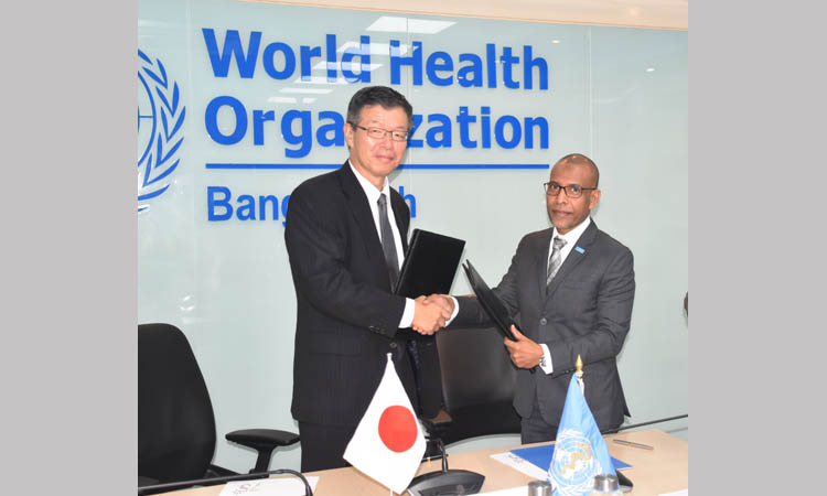 Japan provides $3.2m to WHO as assistance to ensure quality health services in Cox's Bazar, Bhasan Char