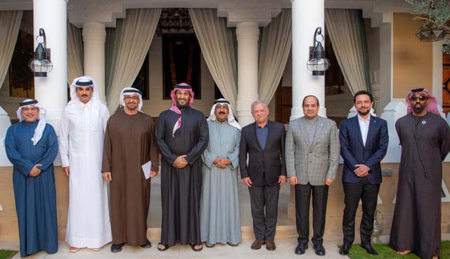 Arab leaders meet in Saudi Arabia to hash out Gaza plan