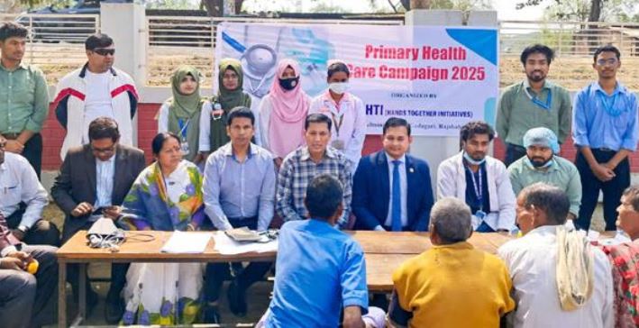 Health camp held in Rajshahi