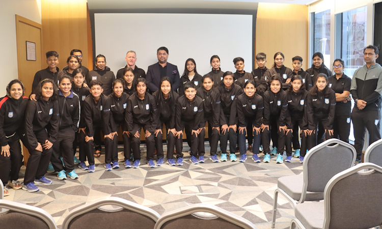 Bangladesh women’s football team take on UAE tomorrow 