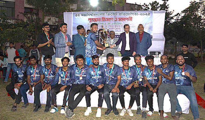 Faculty of business studies wins Youth Festival cricket title