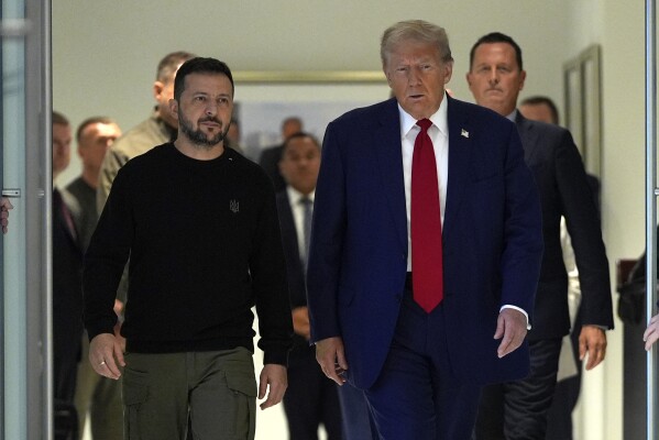 Trump voices respect for Zelensky, downplays 'dictator' jibe