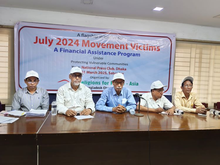 Religions for Peace comes up with financial support for July Warriors