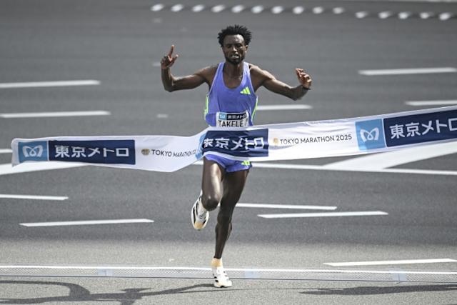 Takele wins Tokyo Marathon as Cheptegei finishes ninth