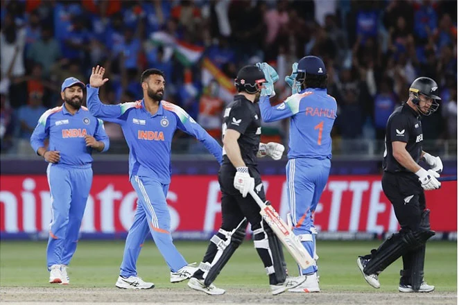 India beat New Zealand to set up Champions Trophy semi-final with Australia