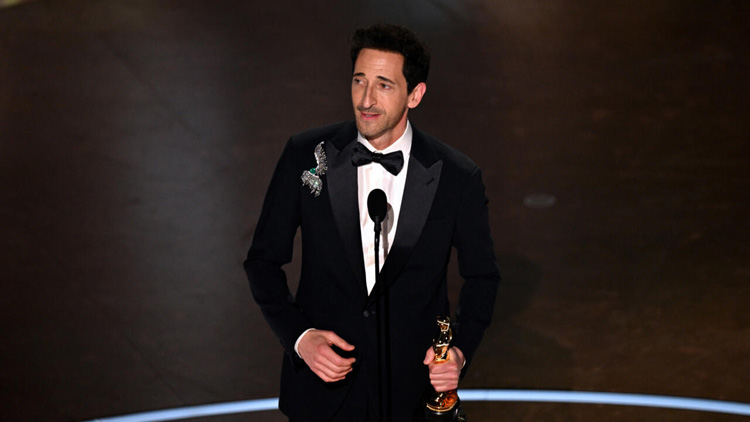 Adrien Brody wins second Oscar for 'The Brutalist'