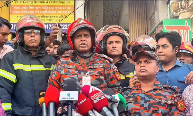 Four killed in multi-storey building fire at Shahjadpur