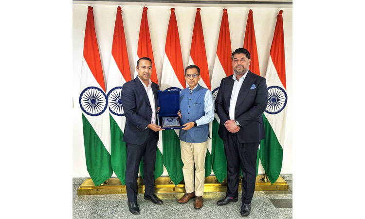 Tabith pays courtesy call on Indian High Commissioner 