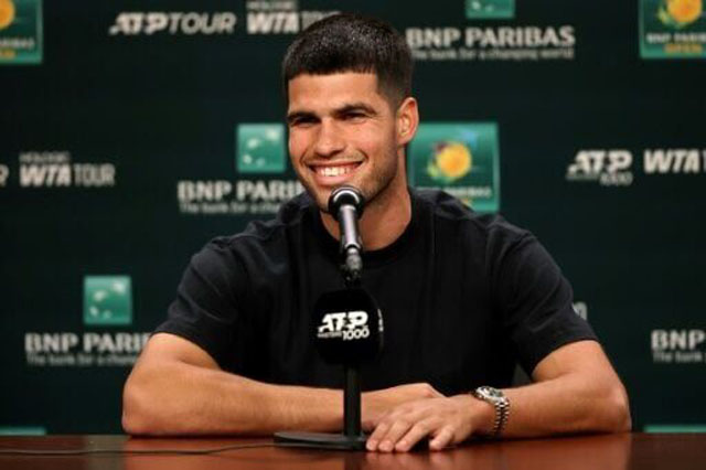 Alcaraz chases third straight Indian Wells title