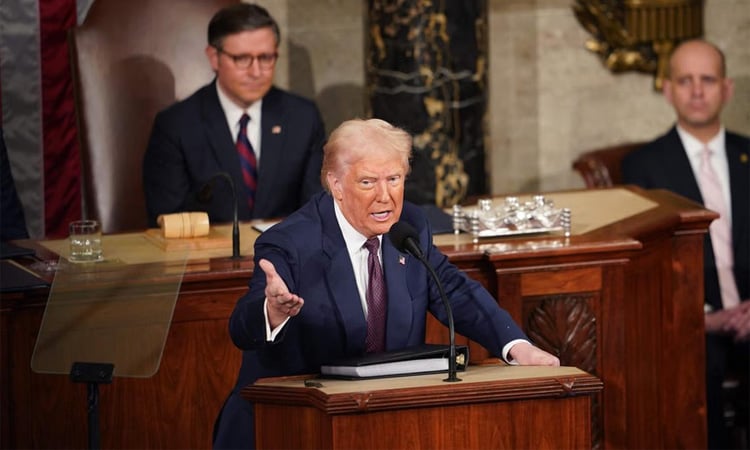 Trump says tariffs to bring 'a little disturbance' to US economy