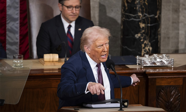 Trump gives longest US presidential speech to Congress