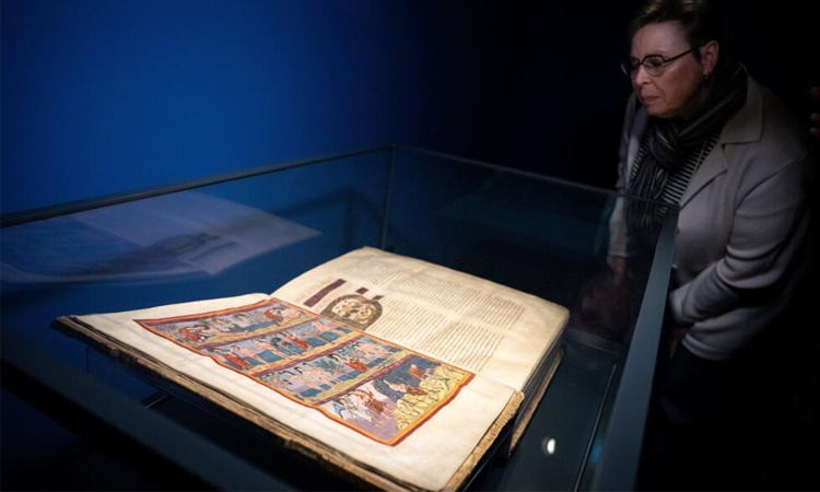 Priceless ninth-century masterpiece Bible returns to Swiss homeland