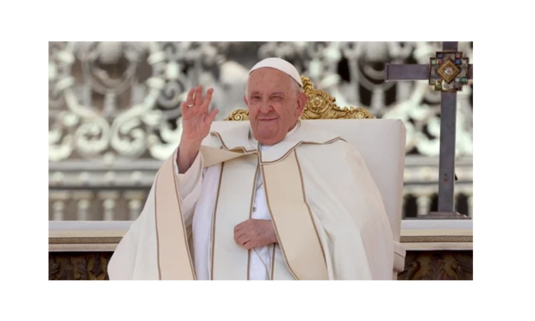 Pope has 'calm night' as marks three weeks in hospital
