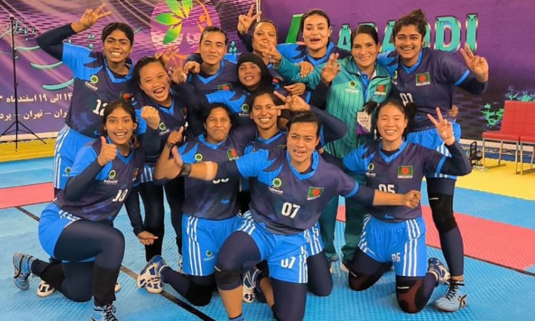 Women's kabaddi team wins bronze for first time