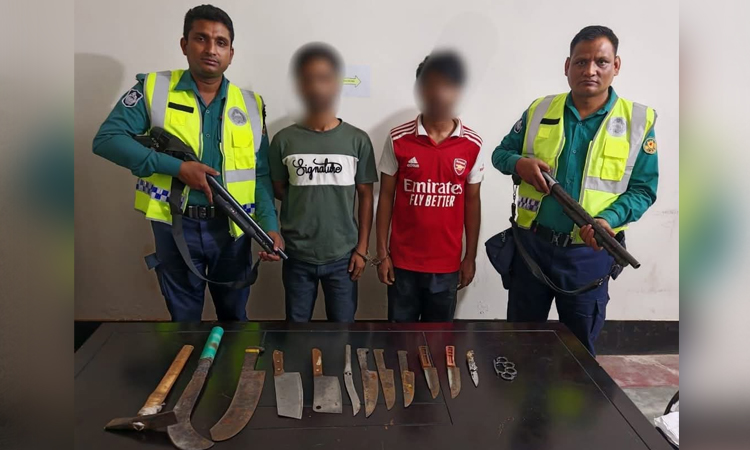 Joint forces arrest two dacoits in city