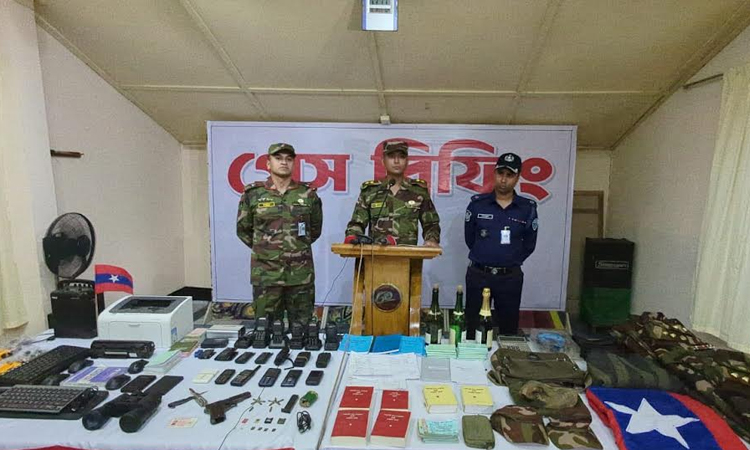 Army seizes firearms from UPDF’s hideout in Rangamati 