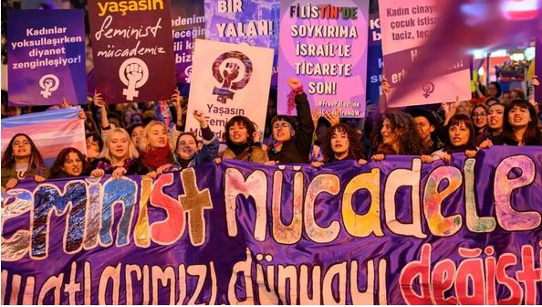 Some 200 detained after Istanbul Women's Day march: organisers