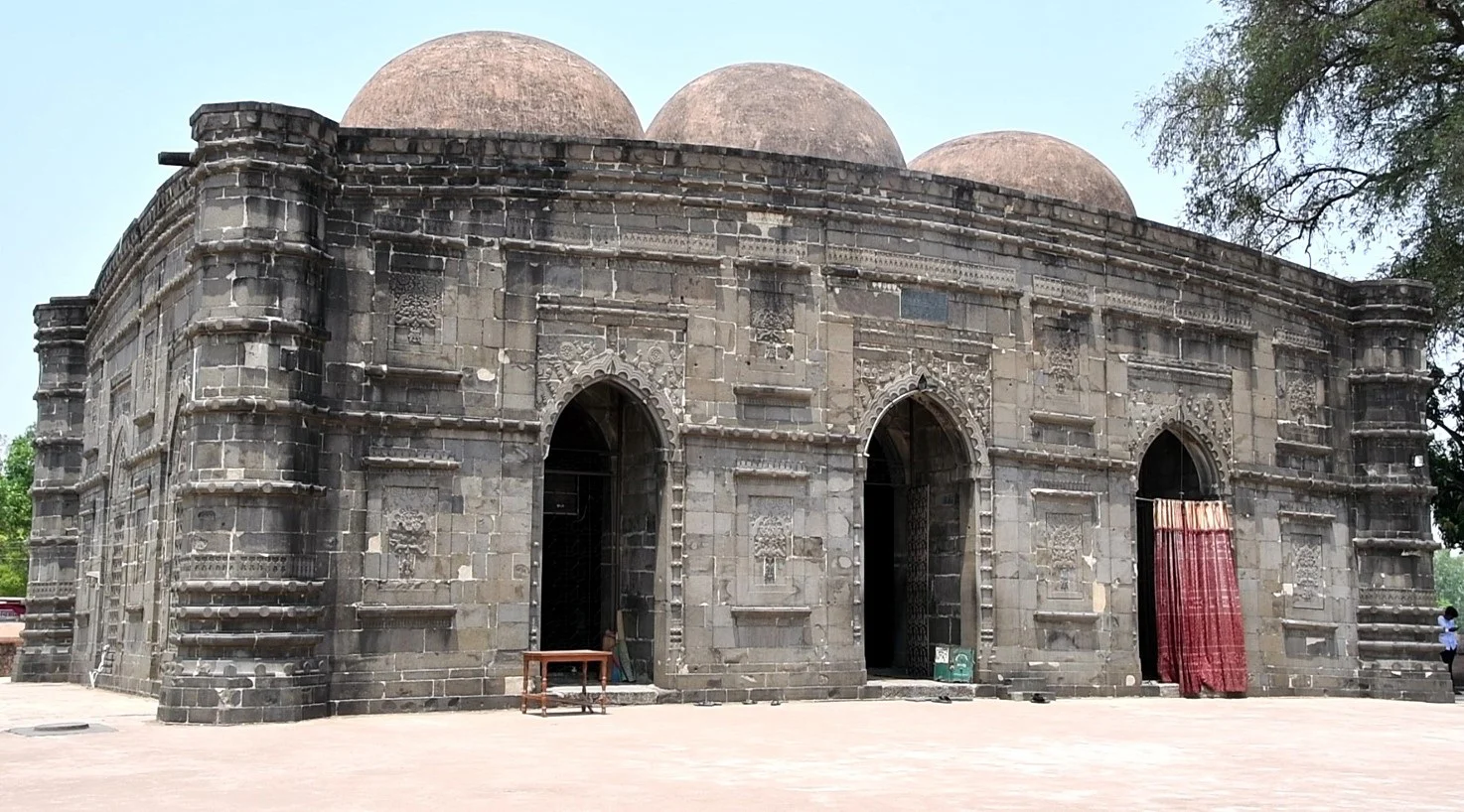 527-year-old traditional Sultanate period Kusumba Mosque in Naogaon