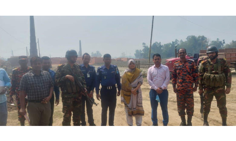 3 brick kilns fined Tk 8 lakh in Ghatail