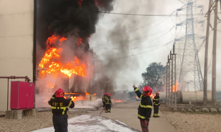 Aminbazar power grid fire under control