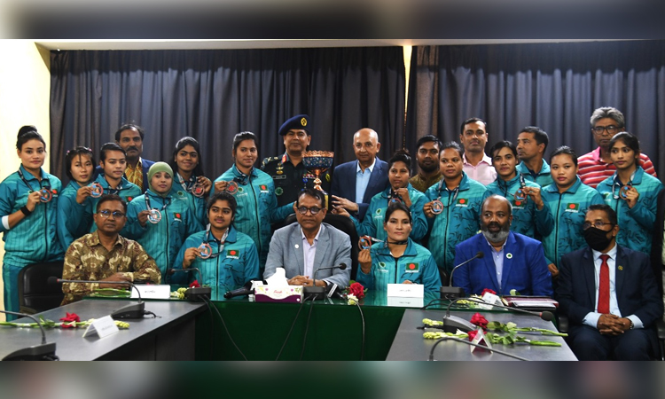 Bronze winning kabaddi team gets reception 
