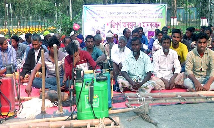 Construction of embankment in Rangpur demanded 