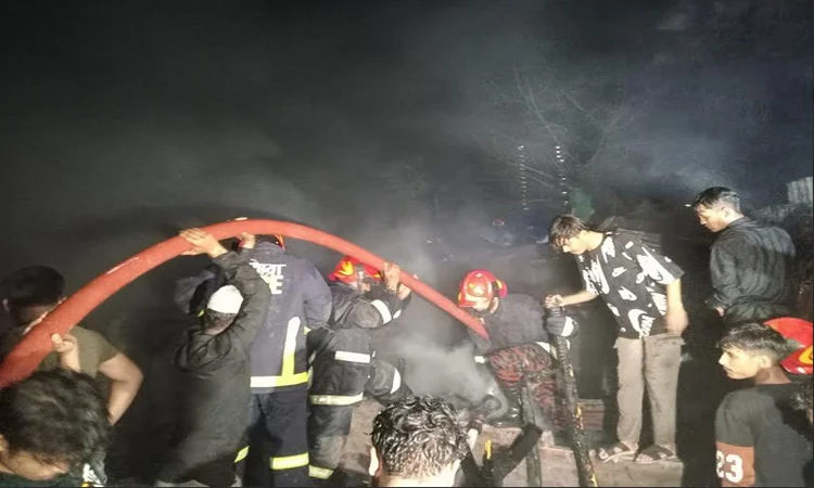 Mohakhali Sattola slum fire under control