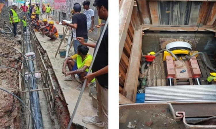 Construction of KWASA sewerage system progressing fast