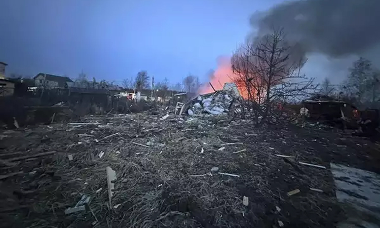 Russia says downed 77 Ukrainian drones overnight