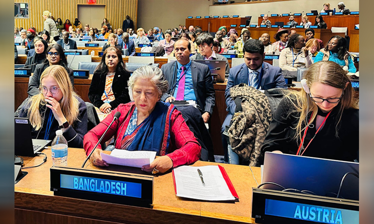Adviser Sharmeen seeks stronger global cooperation, investment to advance gender equality